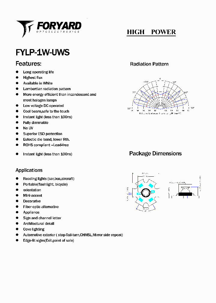 FYLP-1W-UWS_4934655.PDF Datasheet