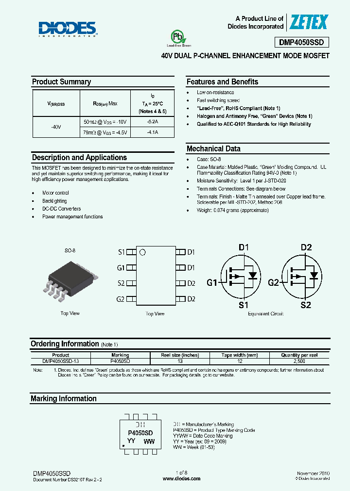 DMP4050SSD-13_4936722.PDF Datasheet