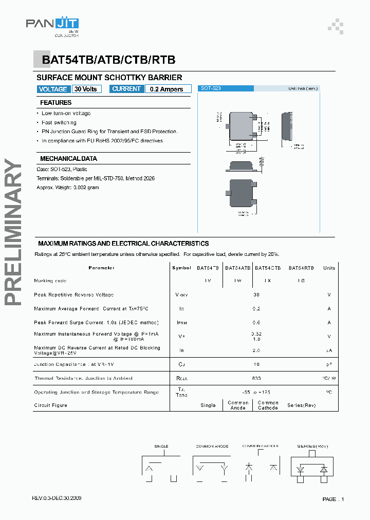 BAT54CTB_4936771.PDF Datasheet