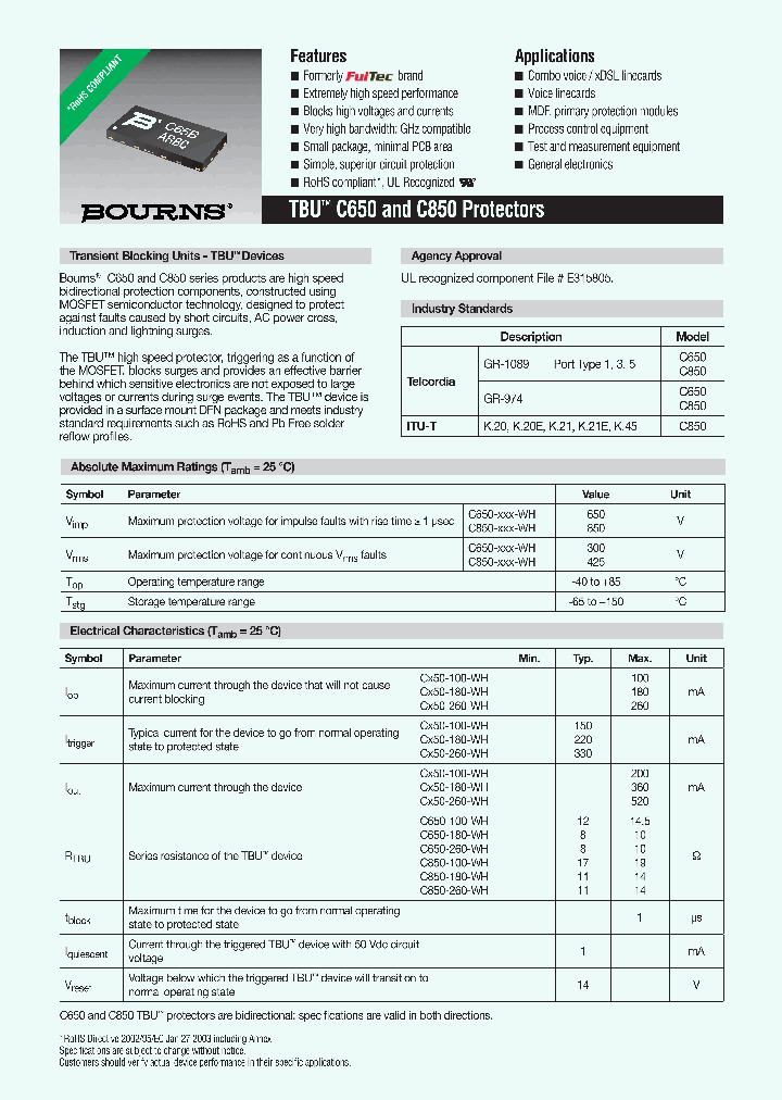 C850-100-WH_4937029.PDF Datasheet