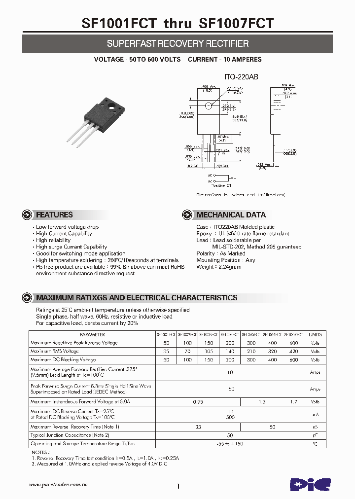 SF1007FCT_4939095.PDF Datasheet