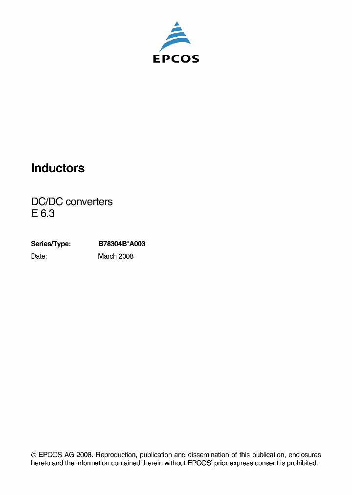 B78304B1016A003_4939403.PDF Datasheet