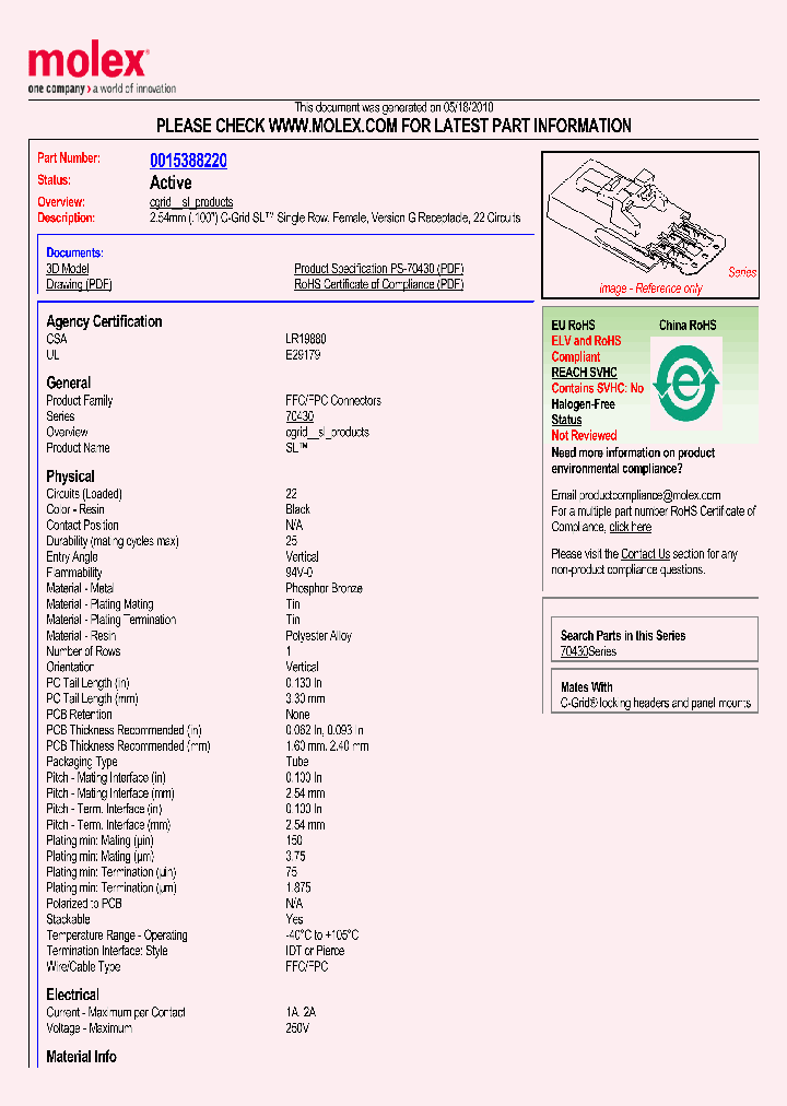 0015388220_4939669.PDF Datasheet