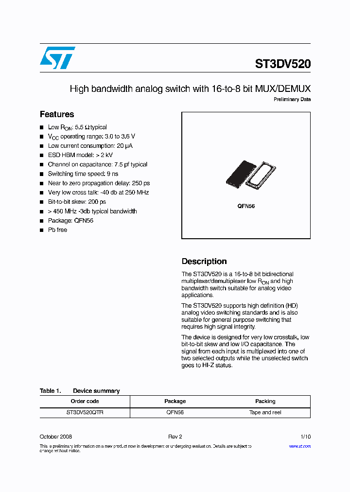 ST3DV520_4939721.PDF Datasheet