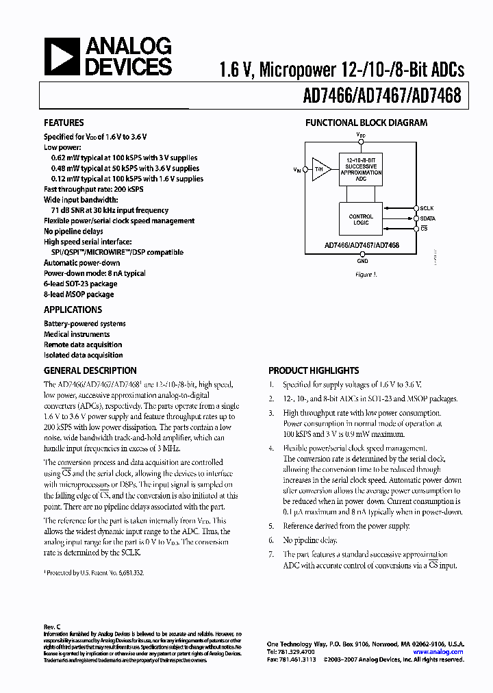 EVAL-AD7466CB_4941654.PDF Datasheet