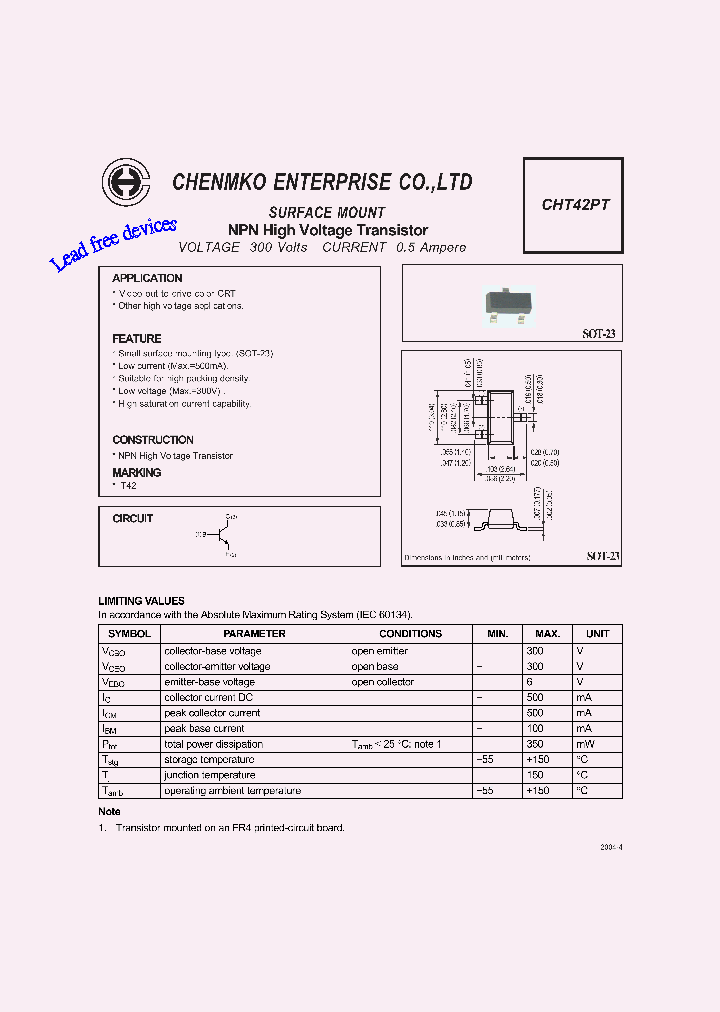 CHT42PT_4942199.PDF Datasheet