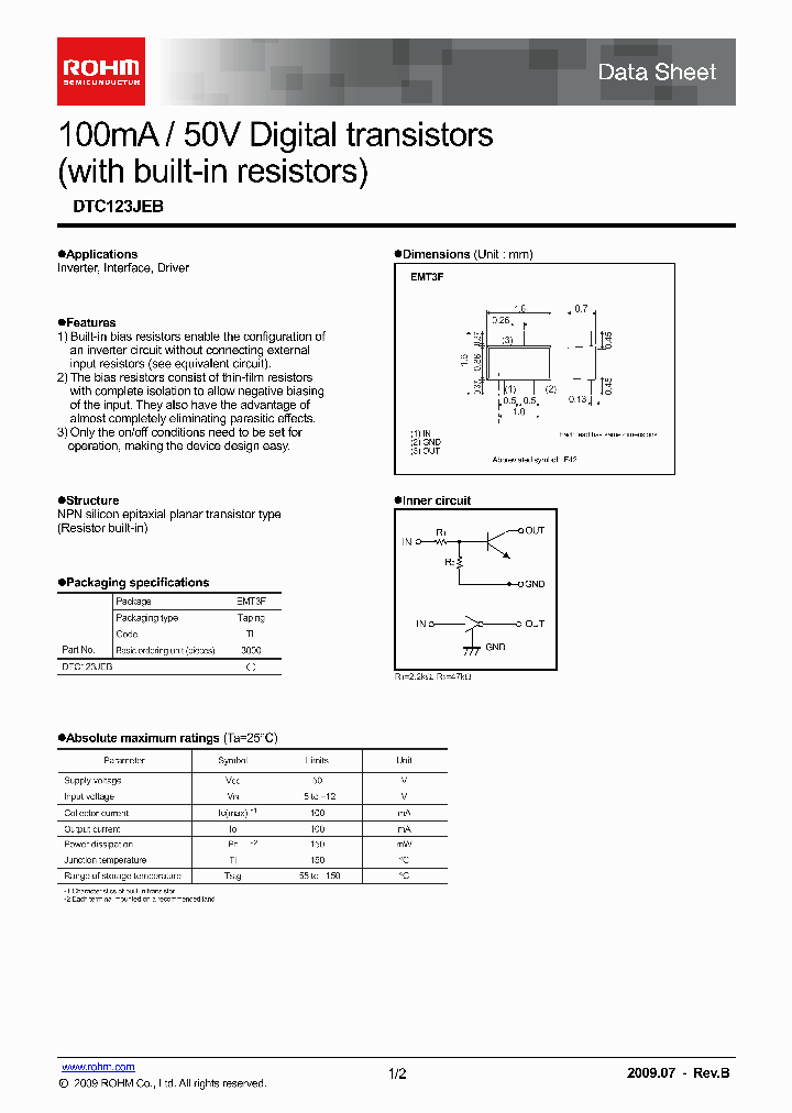 DTC123JEB_4943001.PDF Datasheet