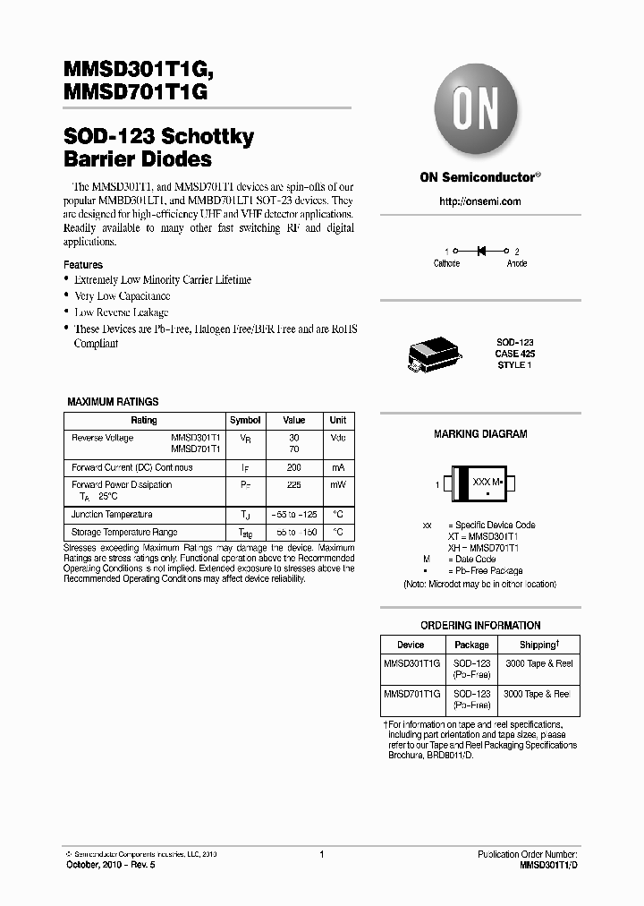 MMSD301T1_4947470.PDF Datasheet