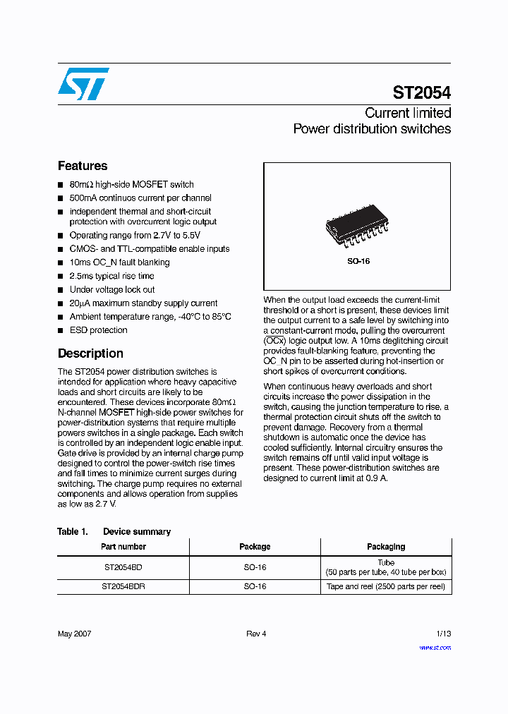 ST205407_4947864.PDF Datasheet
