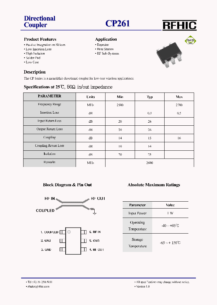 CP261_4950418.PDF Datasheet