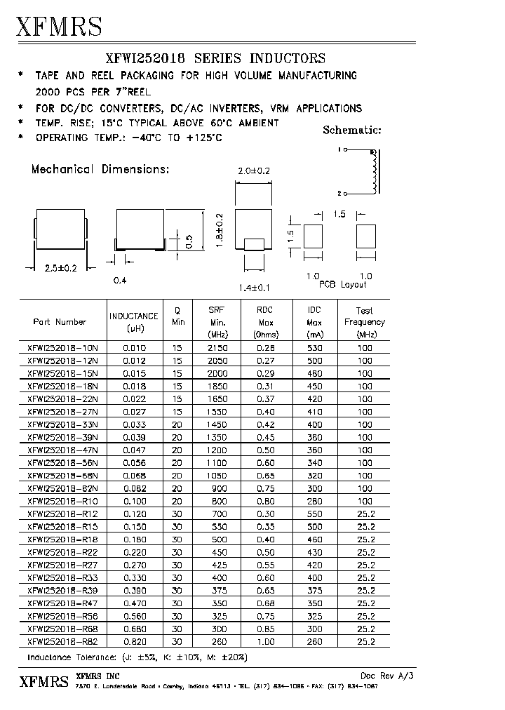 XFWI252018_4950518.PDF Datasheet