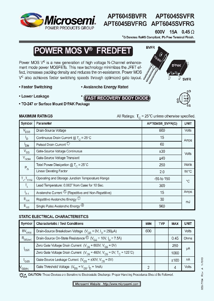 APT6045BVFRG_4951201.PDF Datasheet