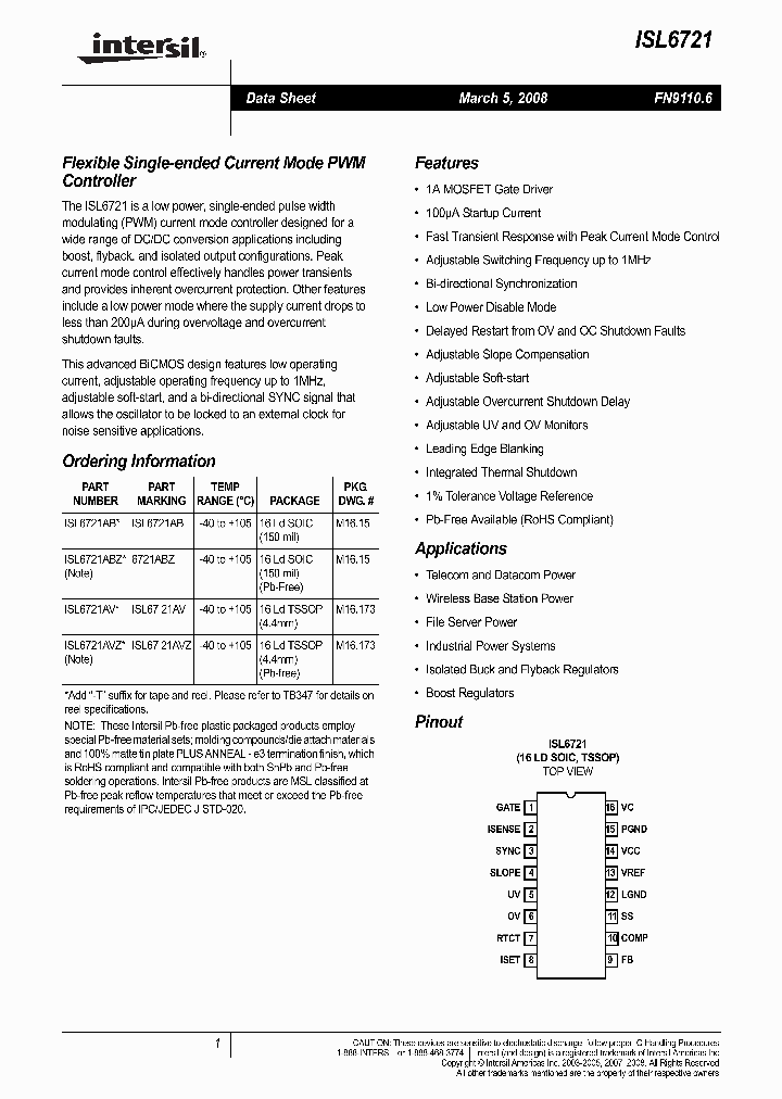 ISL6721AB_4952727.PDF Datasheet