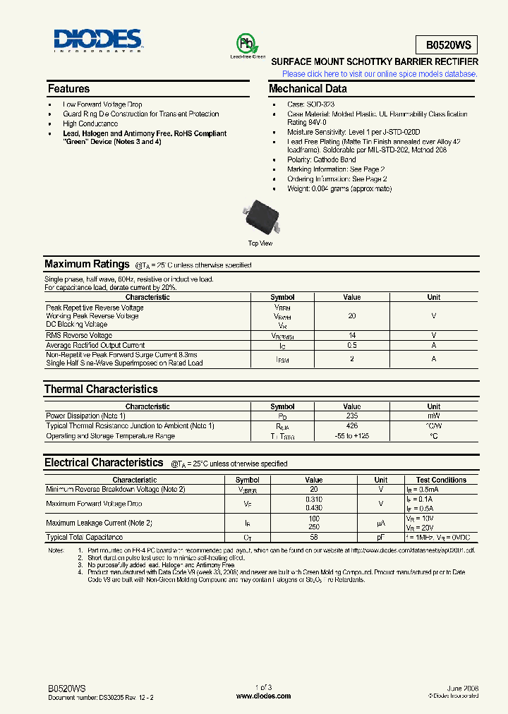 B0520WS_4954272.PDF Datasheet