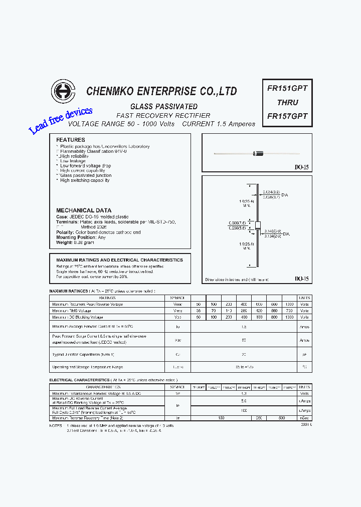FR155GPT_4956973.PDF Datasheet