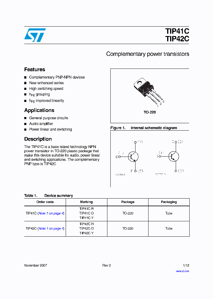 TIP41C07_4957264.PDF Datasheet