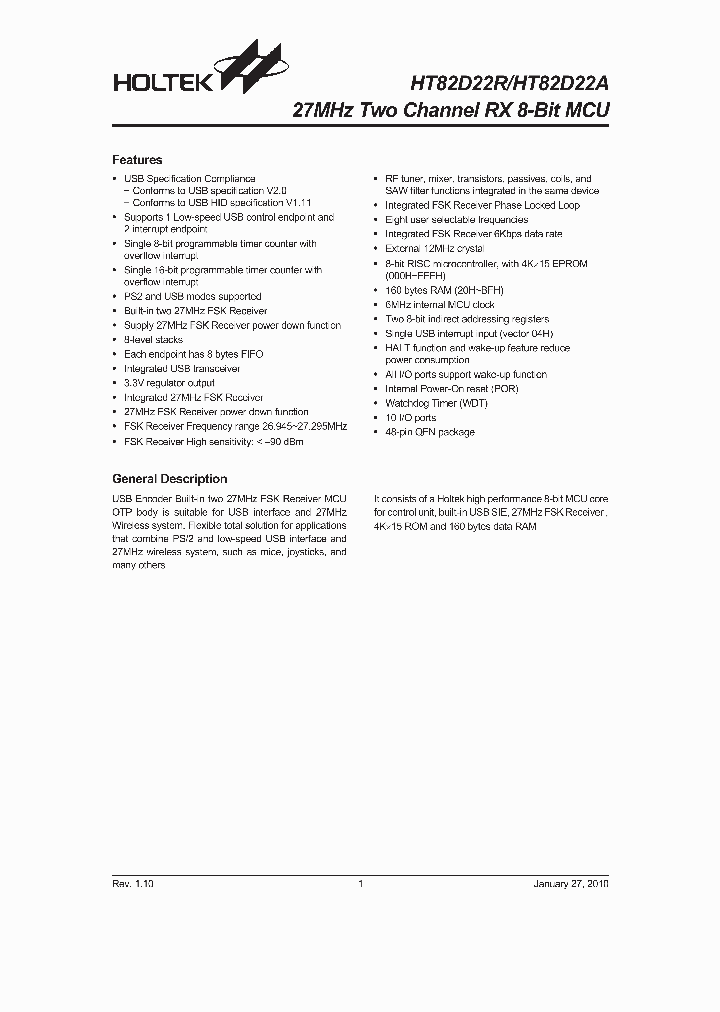 HT82D22R10_4957845.PDF Datasheet