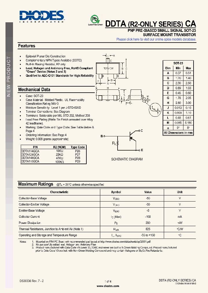 DDTA114GCA2_4958127.PDF Datasheet