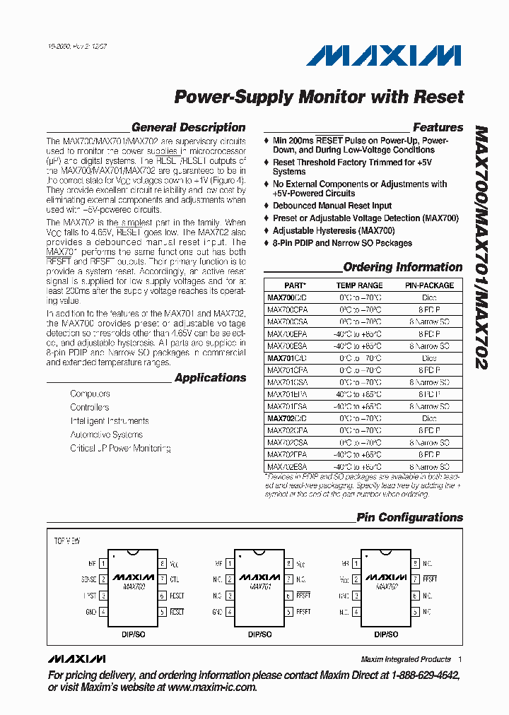 MAX700CD_4959186.PDF Datasheet