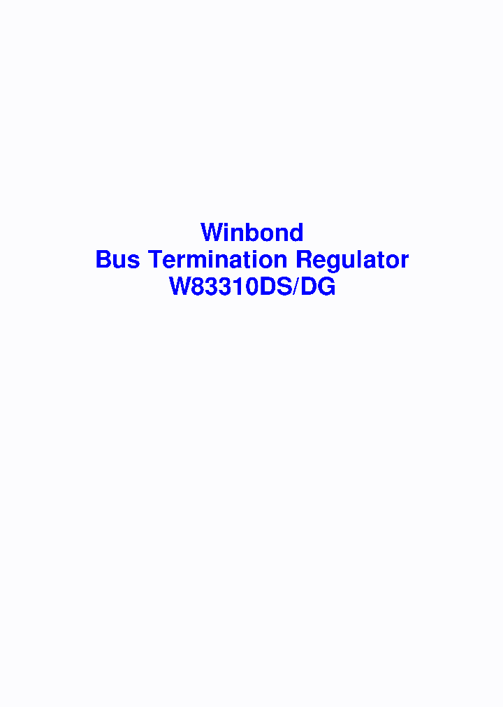 W83310DG_4959281.PDF Datasheet