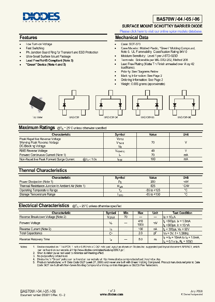 BAS70W08_4959596.PDF Datasheet