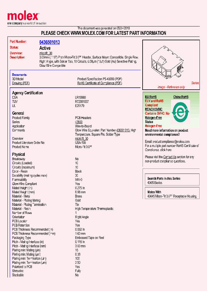 0436501013_4960038.PDF Datasheet