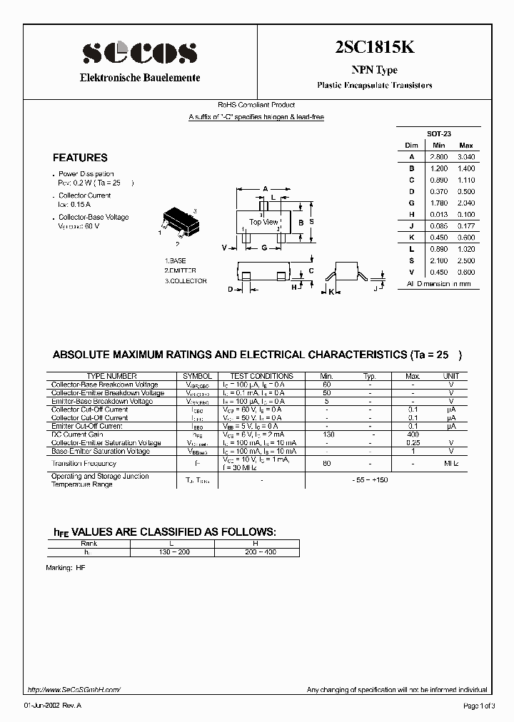 2SC1815K_4961442.PDF Datasheet