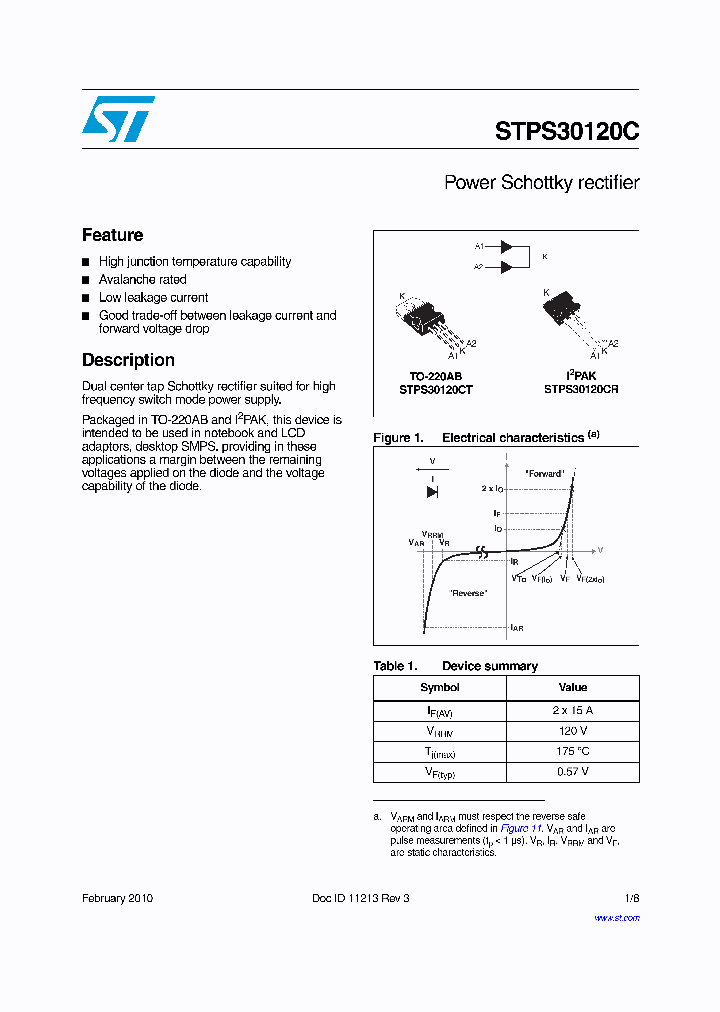 STPS30120C_4961996.PDF Datasheet