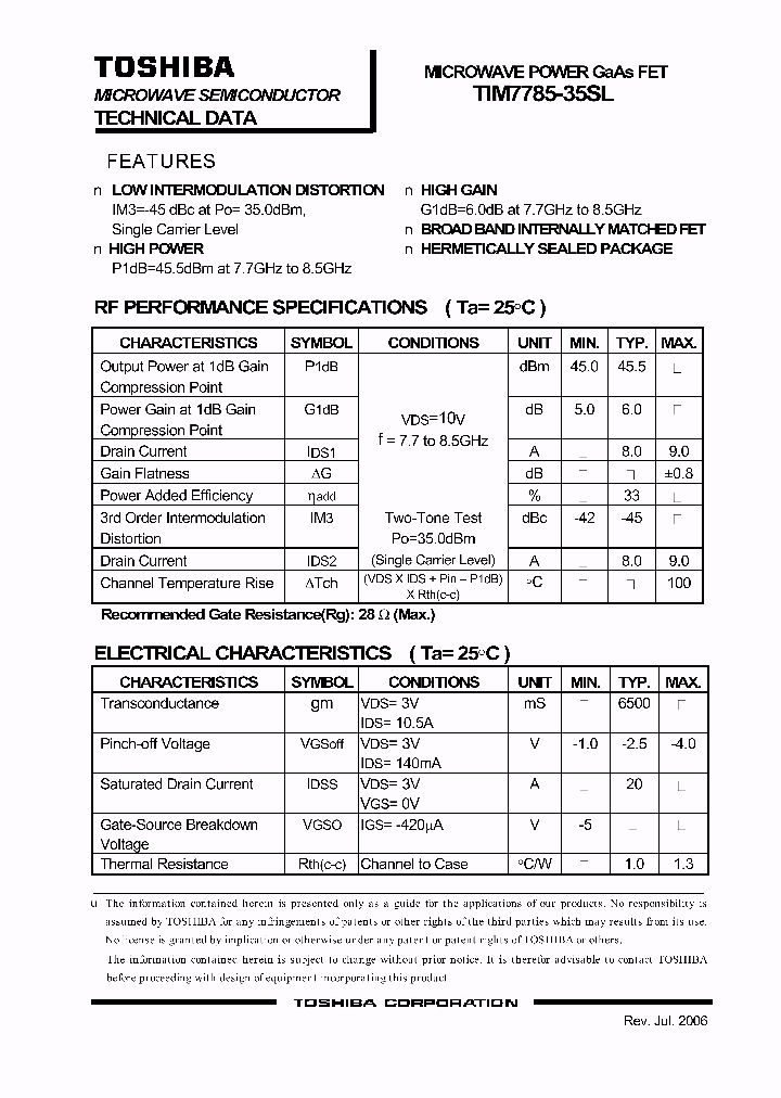 TIM7785-35SL_4963149.PDF Datasheet