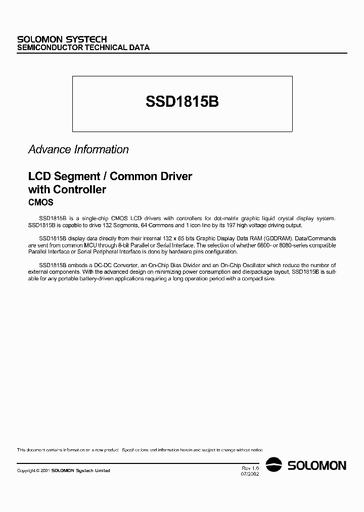 SSD1815B_4963481.PDF Datasheet