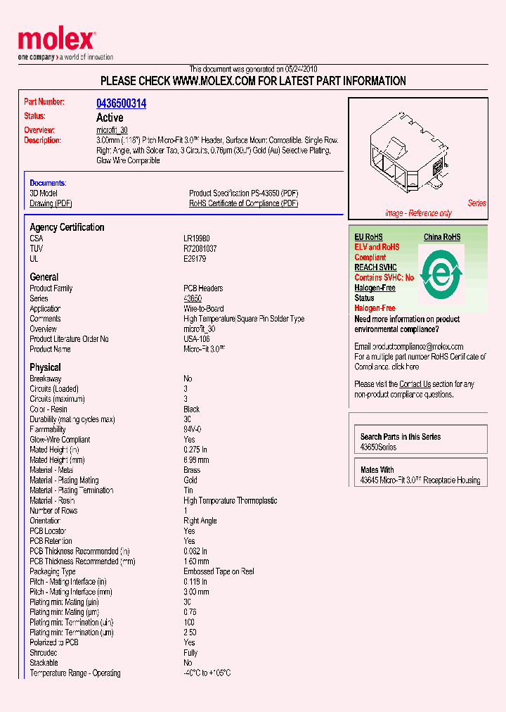 0436500314_4963910.PDF Datasheet