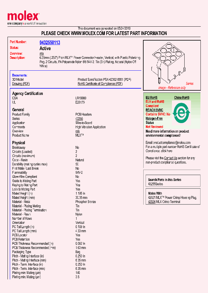 43255-0113_4964458.PDF Datasheet