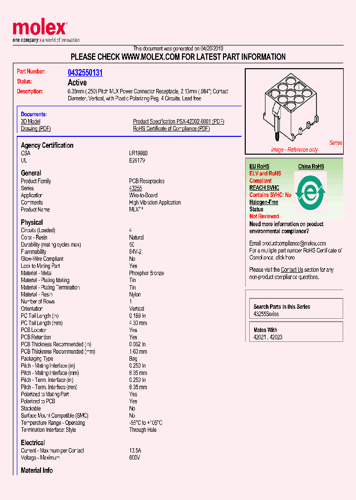43255-0131_4964462.PDF Datasheet