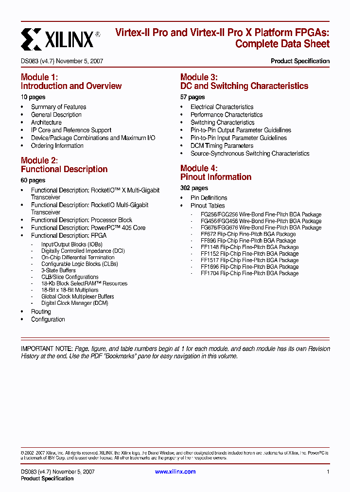 XC2VP50_4965739.PDF Datasheet