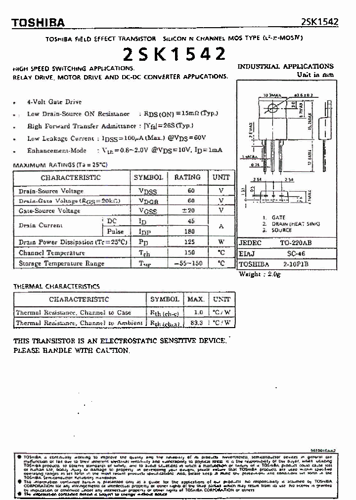 2SK1542_4966532.PDF Datasheet