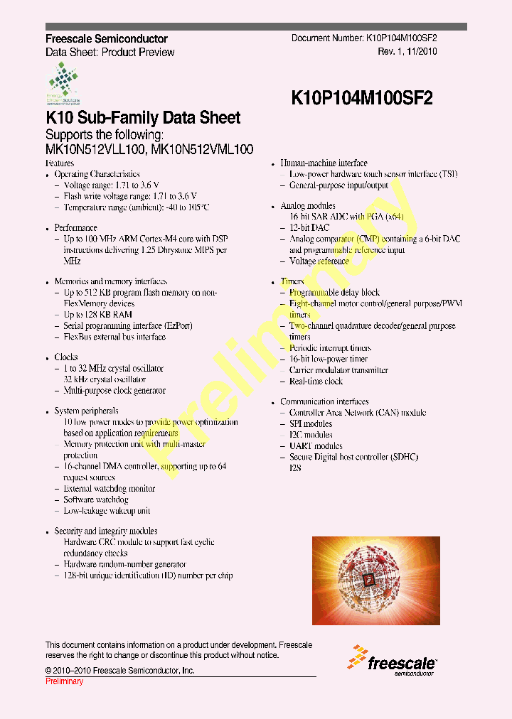 MK10N512VLL100_4967080.PDF Datasheet