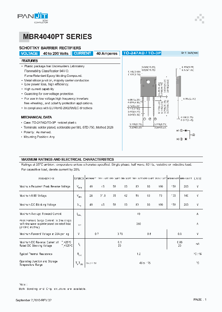 MBR40100PT_4967316.PDF Datasheet
