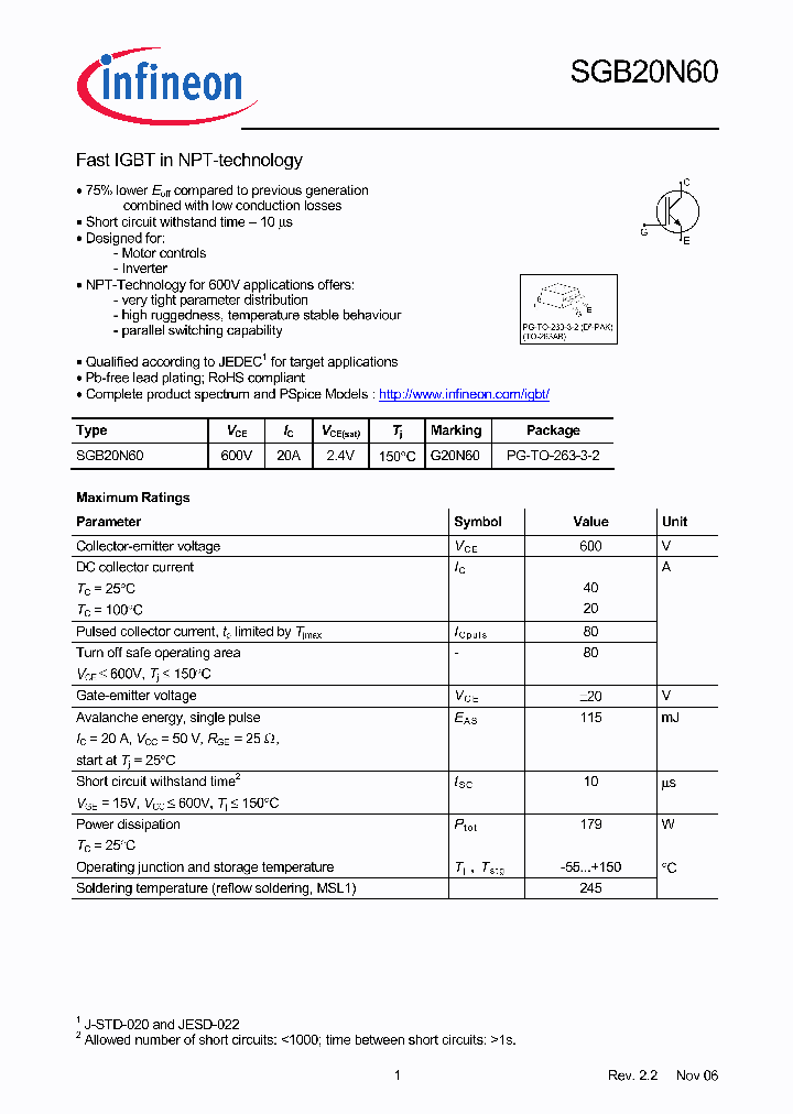 SGB20N60_4967830.PDF Datasheet
