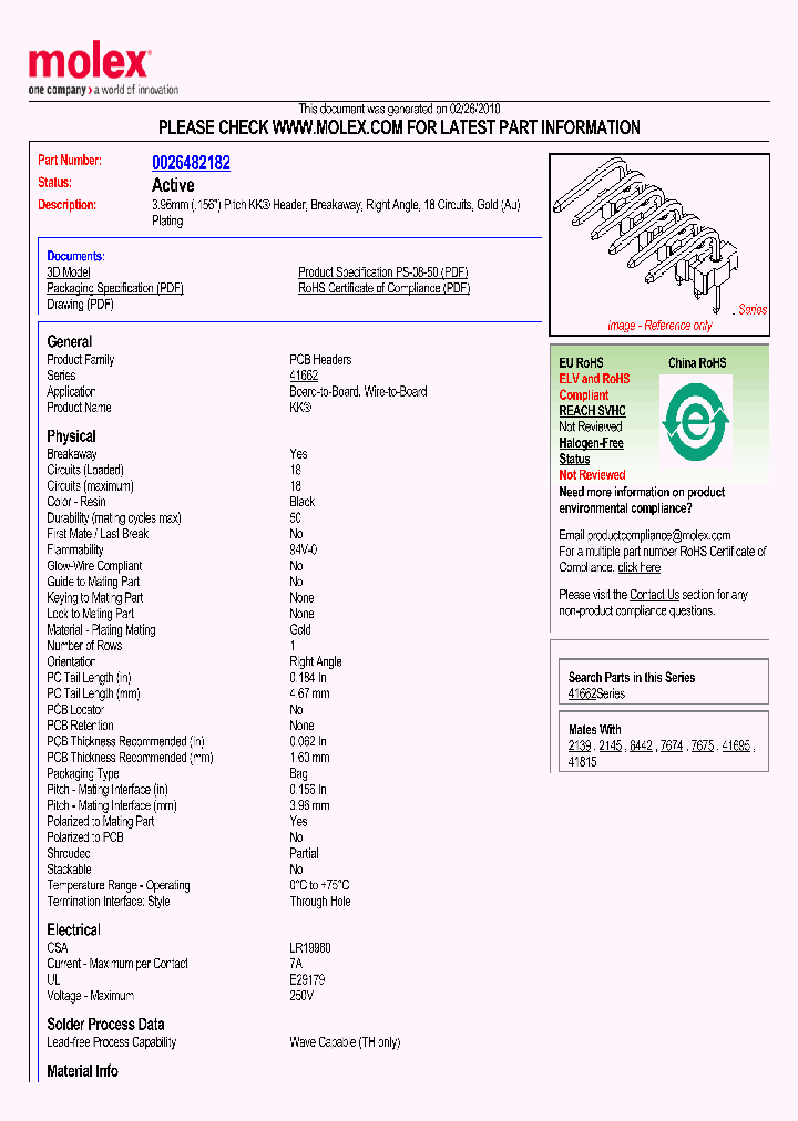 0026482182_4969208.PDF Datasheet