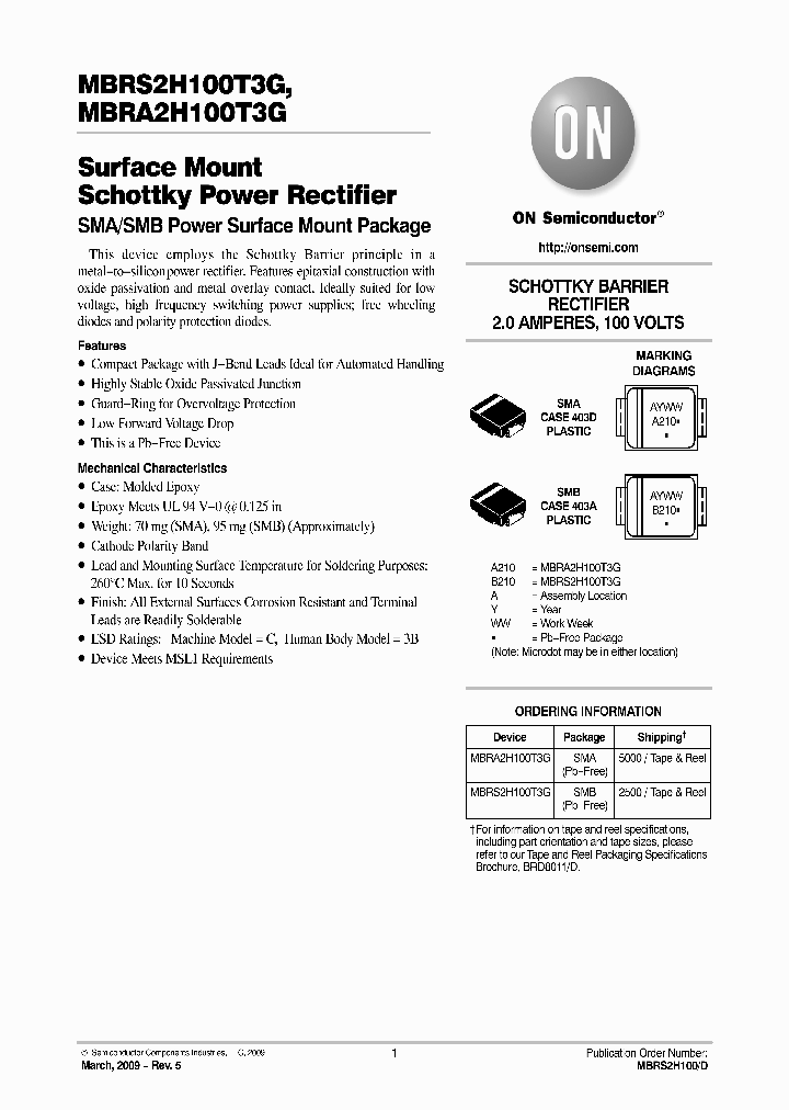 MBRA2H100T3G_4969678.PDF Datasheet