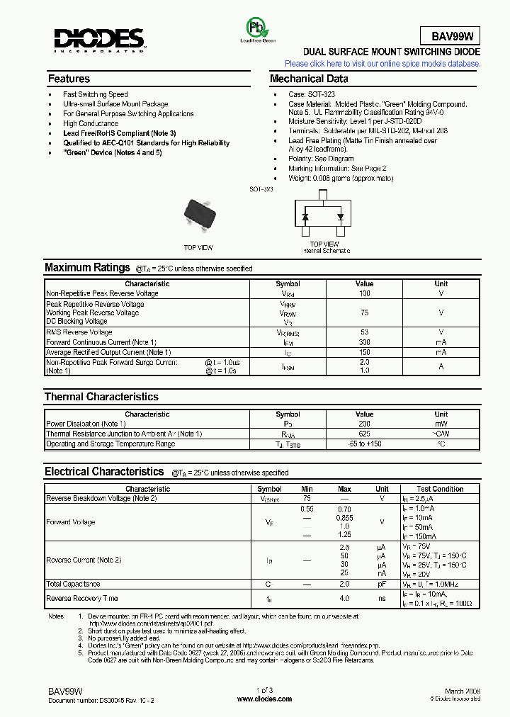 BAV99W_4970368.PDF Datasheet