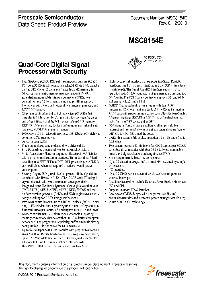 MSC8154ETVT1000B_4972649.PDF Datasheet