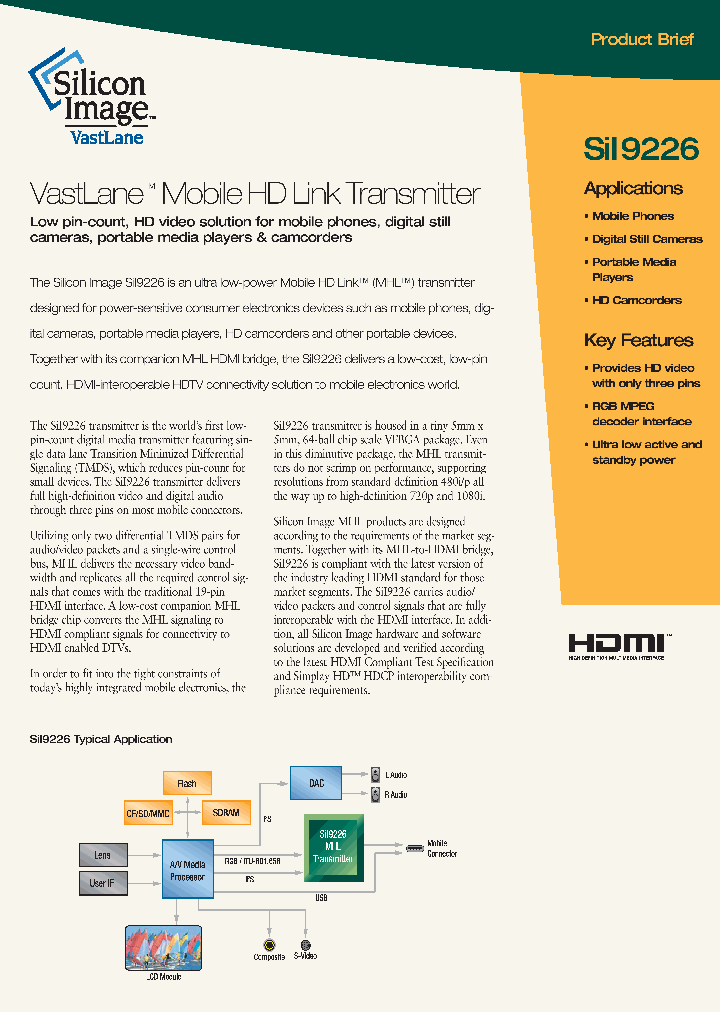 SII9226_4974393.PDF Datasheet