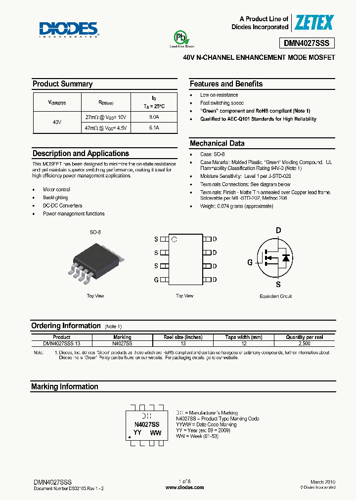 DMN4027SSS_4974537.PDF Datasheet
