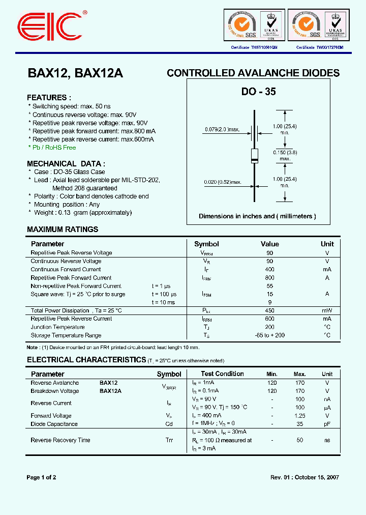BAX12_4975507.PDF Datasheet