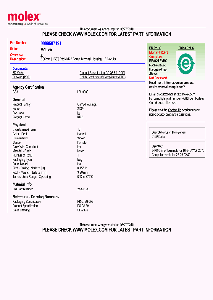 0009507121_4976699.PDF Datasheet