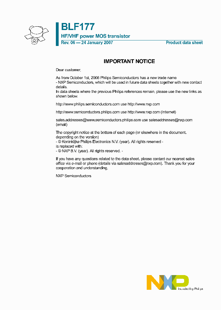 BLF177_4976875.PDF Datasheet