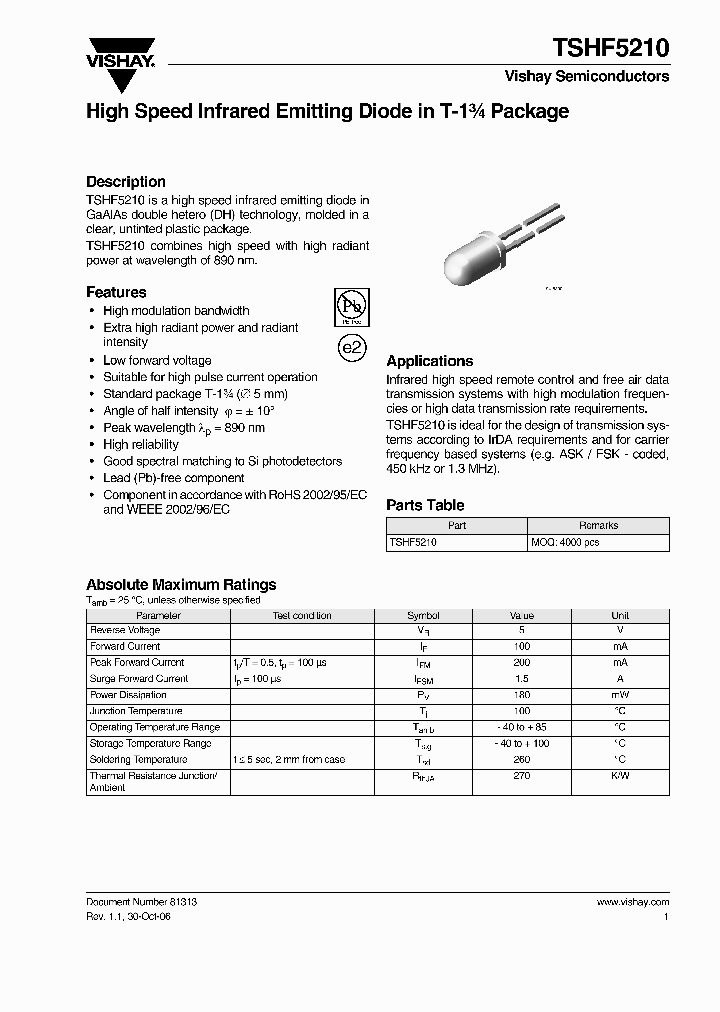 TSHF5210_4977050.PDF Datasheet