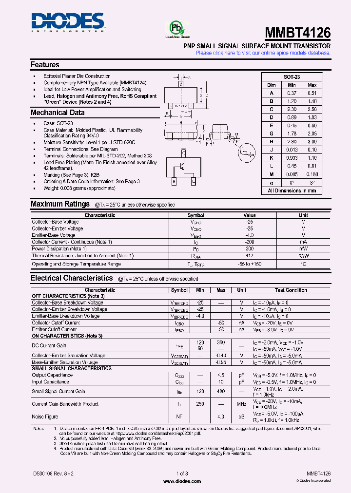MMBT4126_4977294.PDF Datasheet