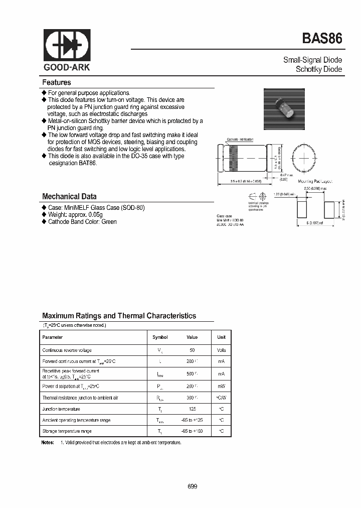 BAS86_4977855.PDF Datasheet